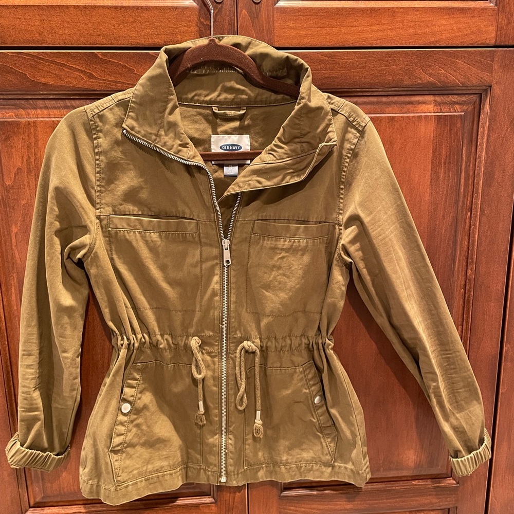 Old navy XS light weight coat army green